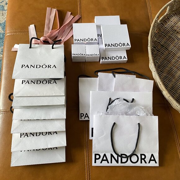 Pandora Jewelry - Pandora Gift Bag & Box Bundle Set (18pc) Authentic Jewelry Packaging Bags & Boxe